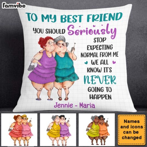 Personalized Funny Friend Pillow