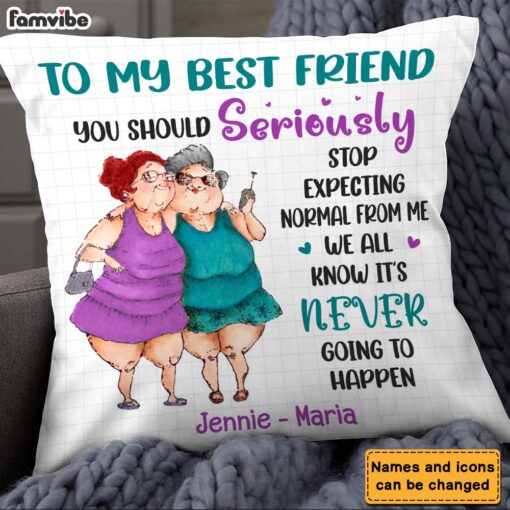 Personalized Funny Friend Pillow