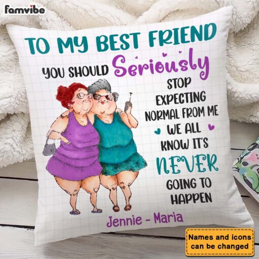 Personalized Funny Friend Pillow