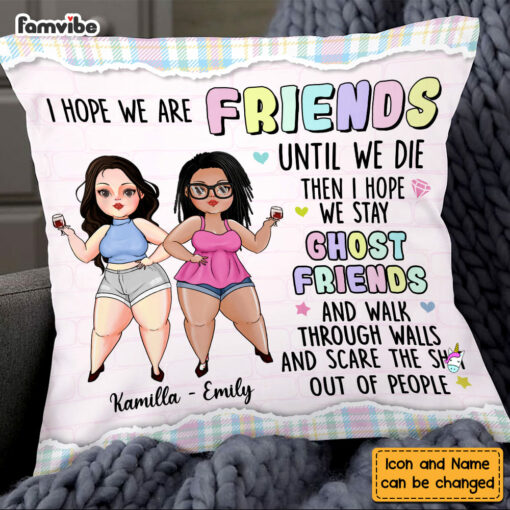 Personalized Ghost Friends Pillow