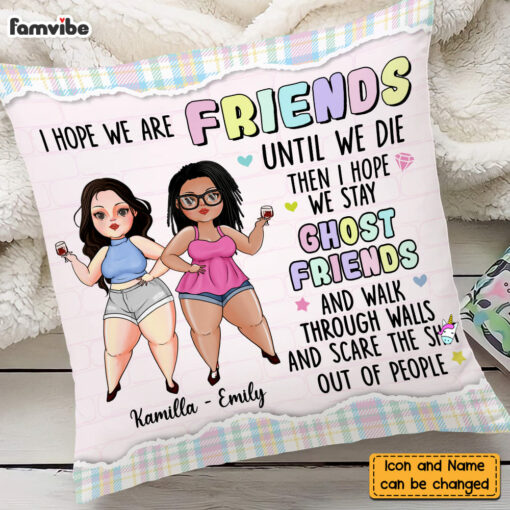 Personalized Ghost Friends Pillow