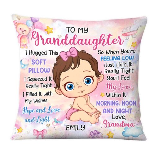 Personalized Gift For Baby Hugged This Soft Pillow