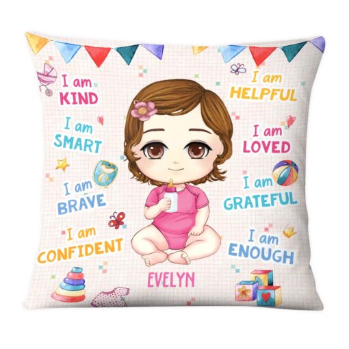 Personalized Gift For Baby I Am Kind Baby Shower Theme Pillow