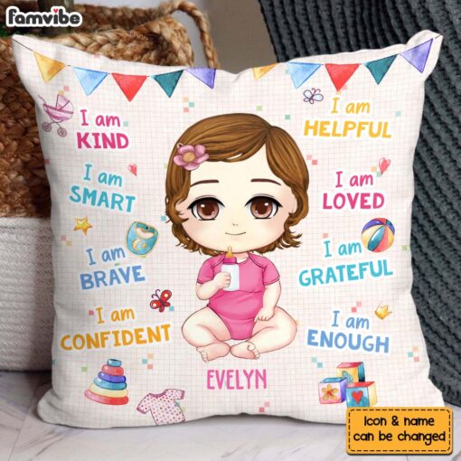 Personalized Gift For Baby I Am Kind Baby Shower Theme Pillow