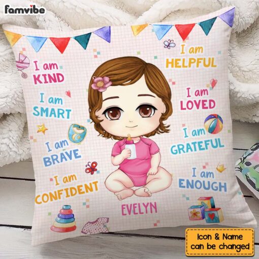 Personalized Gift For Baby I Am Kind Baby Shower Theme Pillow