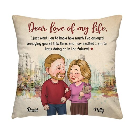 Personalized Gift For Couple I’ve Enjoyed Annoying You Pillow