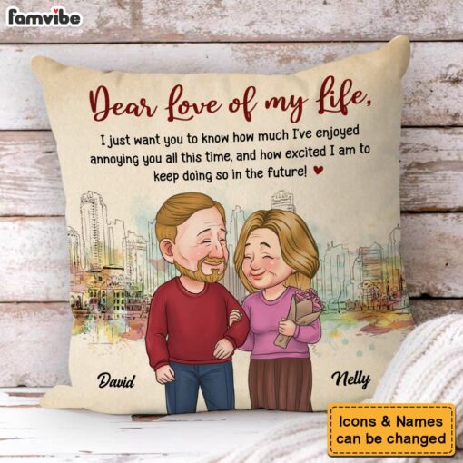 Personalized Gift For Couple I’ve Enjoyed Annoying You Pillow