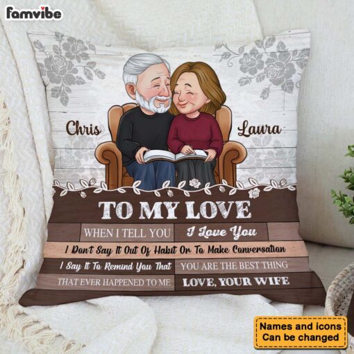 Personalized Gift For Couple When I Tell You I Love You Pillow