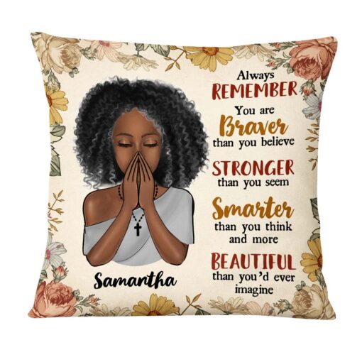 Personalized Gift For Daughter Always Remember You Are Pillow