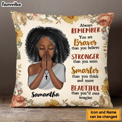 Personalized Gift For Daughter Always Remember You Are Pillow