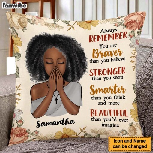 Personalized Gift For Daughter Always Remember You Are Pillow