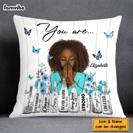 Personalized Gift For Daughter Bible Verses You Are Pillow