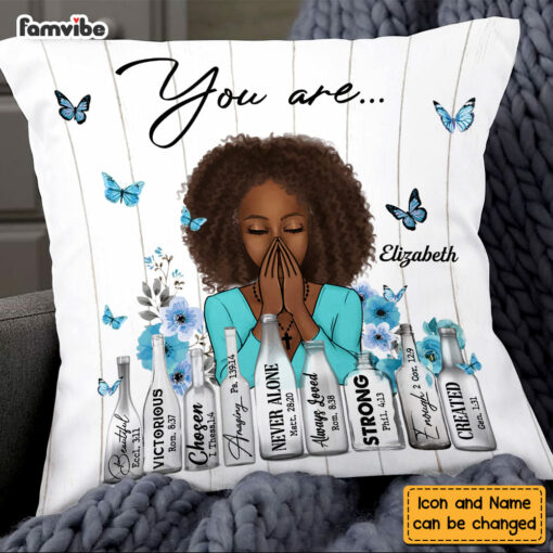 Personalized Gift For Daughter Bible Verses You Are Pillow