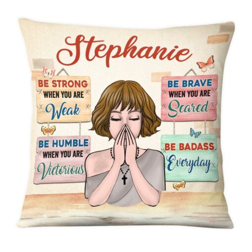 Personalized Gift For Daughter Encouragement Pillow