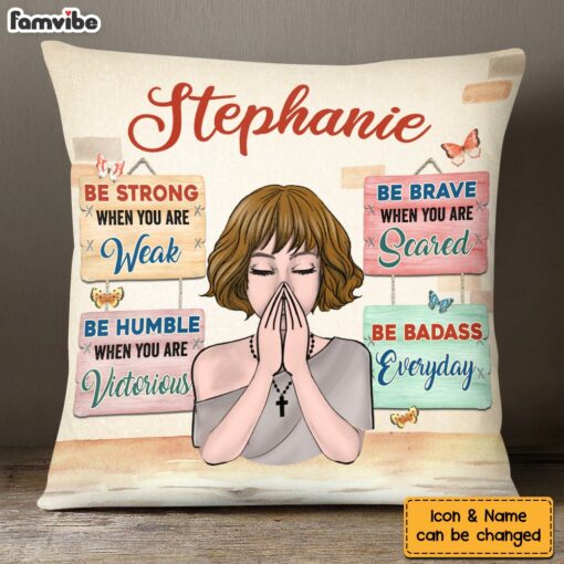 Personalized Gift For Daughter Encouragement Pillow