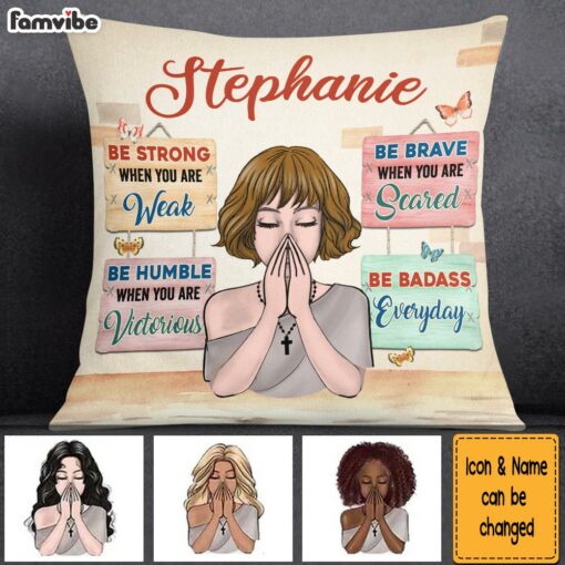 Personalized Gift For Daughter Encouragement Pillow