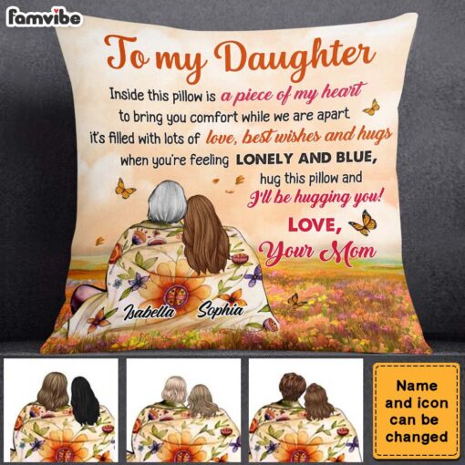 Personalized Gift For Daughter From Mom Pillow