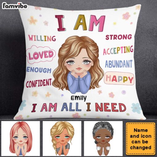 Personalized Gift For Daughter Granddaughter I Am Kind Pillow