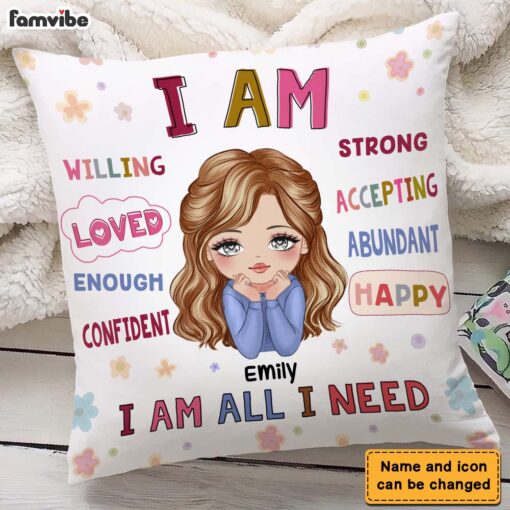 Personalized Gift For Daughter Granddaughter I Am Kind Pillow