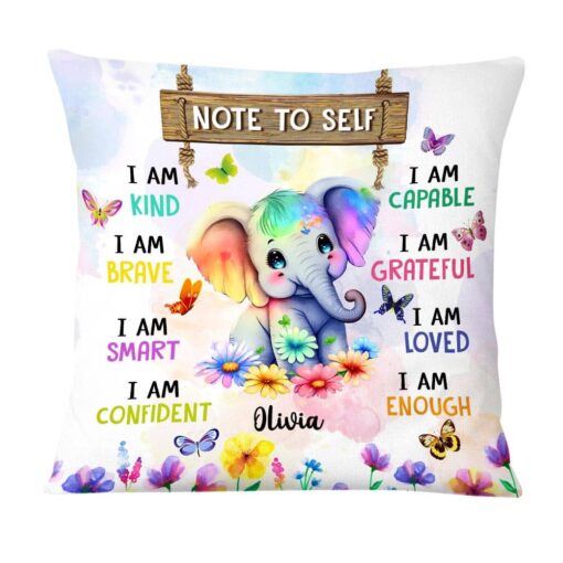 Personalized Gift For Daughter Granddaughter Note To Self Pillow