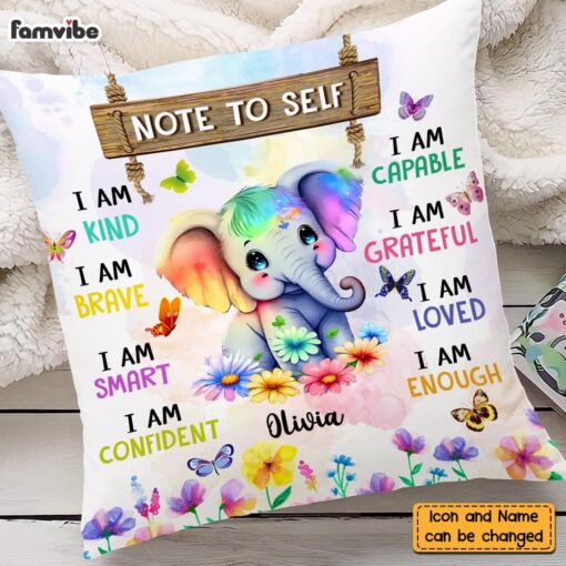 Personalized Gift For Daughter Granddaughter Note To Self Pillow