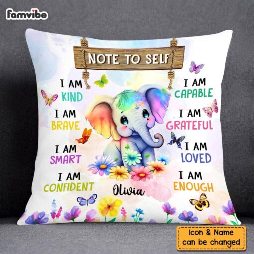 Personalized Gift For Daughter Granddaughter Note To Self Pillow