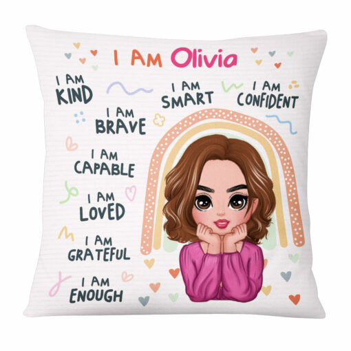 Personalized Gift For Daughter I Am Kind I Am Loved Pillow