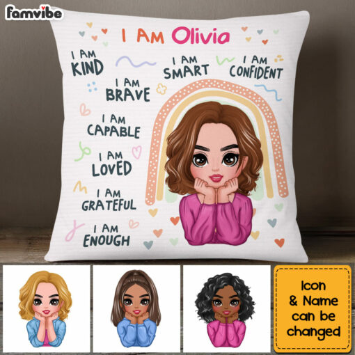 Personalized Gift For Daughter I Am Kind I Am Loved Pillow