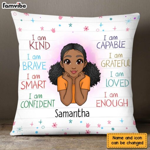 Personalized Gift For Daughter I Am Kind Pillow