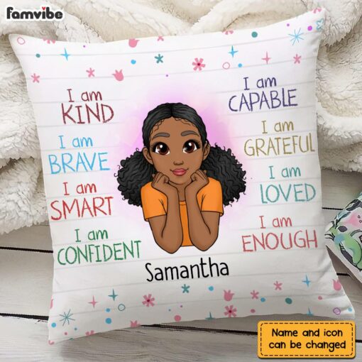 Personalized Gift For Daughter I Am Kind Pillow