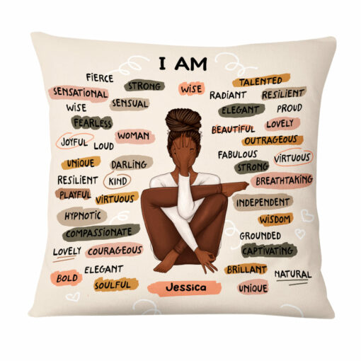 Personalized Gift For Daughter I Am Pillow