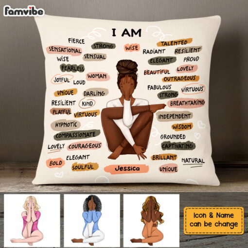 Personalized Gift For Daughter I Am Pillow