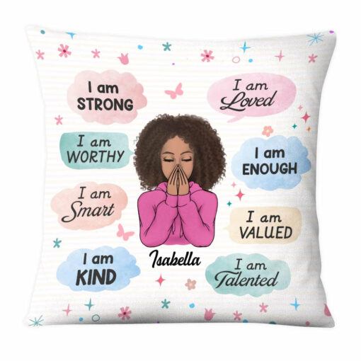 Personalized Gift For Daughter I Am Strong Pillow