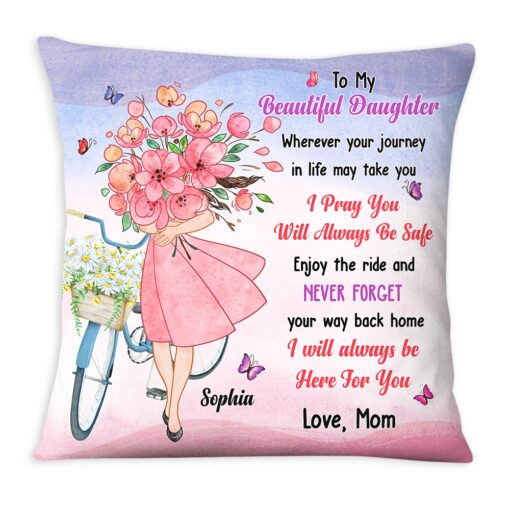 Personalized Gift For Daughter I Will Always Be Here For You Pillow