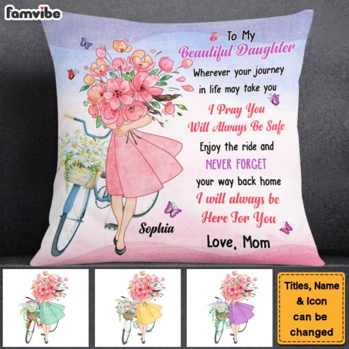 Personalized Gift For Daughter I Will Always Be Here For You Pillow