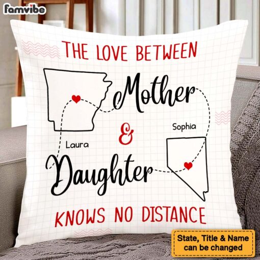 Personalized Gift For Daughter Long Distance Pillow