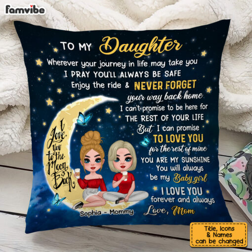 Personalized Gift For Daughter Pillow