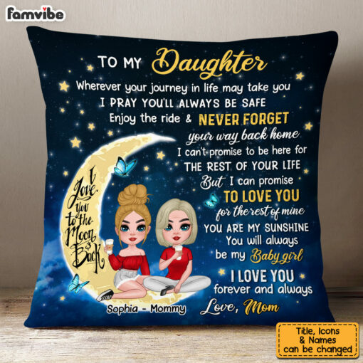 Personalized Gift For Daughter Pillow