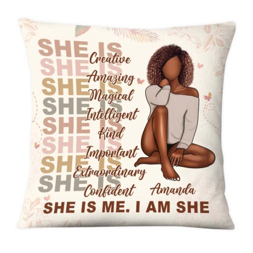 Personalized Gift For Daughter She Is Me I Am She Pillow