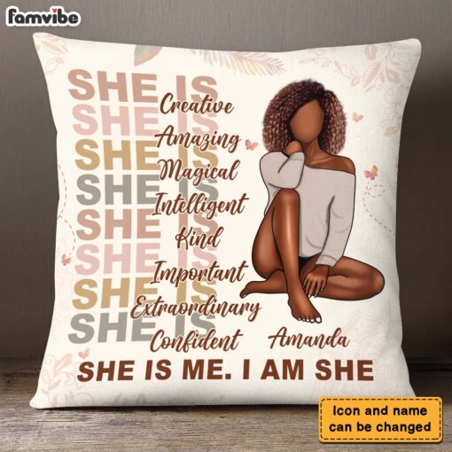 Personalized Gift For Daughter She Is Me I Am She Pillow