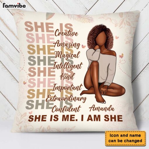 Personalized Gift For Daughter She Is Me I Am She Pillow