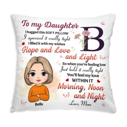 Personalized Gift For Daughter This Soft Pillow