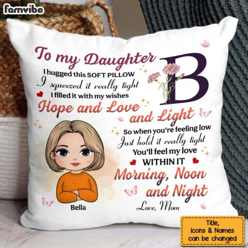 Personalized Gift For Daughter This Soft Pillow