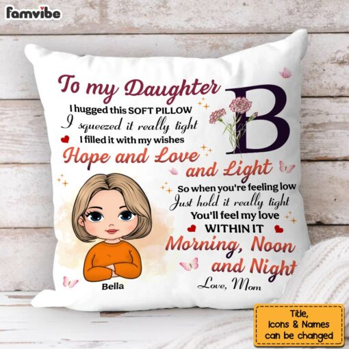 Personalized Gift For Daughter This Soft Pillow