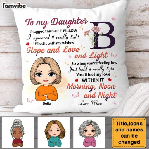 Personalized Gift For Daughter This Soft Pillow