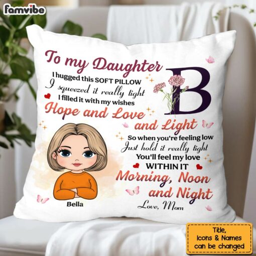 Personalized Gift For Daughter This Soft Pillow