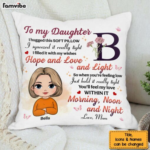 Personalized Gift For Daughter This Soft Pillow