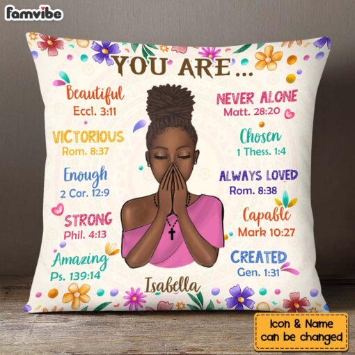 Personalized Gift For Daughter You Are Beautiful Pillow