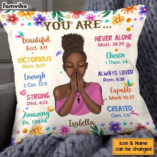 Personalized Gift For Daughter You Are Beautiful Pillow