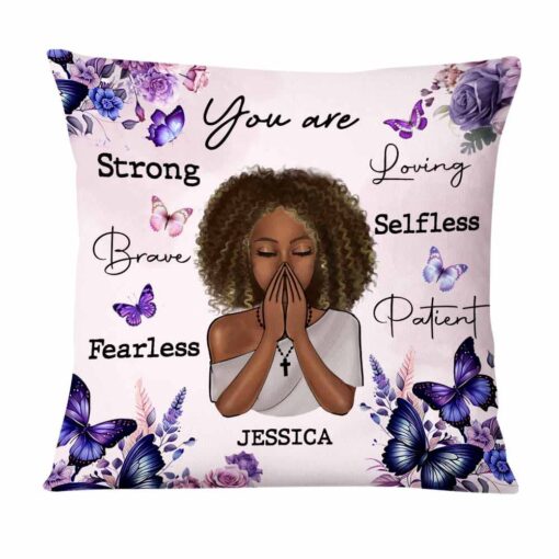 Personalized Gift For Daughter You Are Strong Pillow